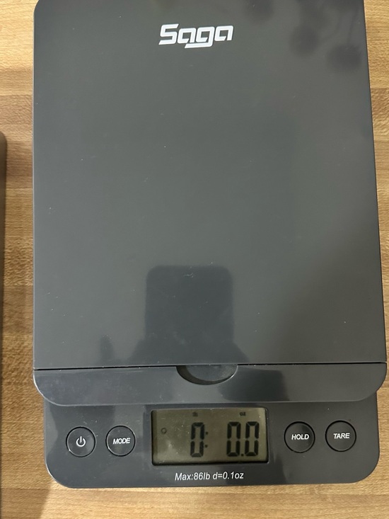 Other - Saga Digital Kitchen Scale in Black